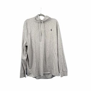 Polo by Ralph Lauren Men's Light Gray Hoodie